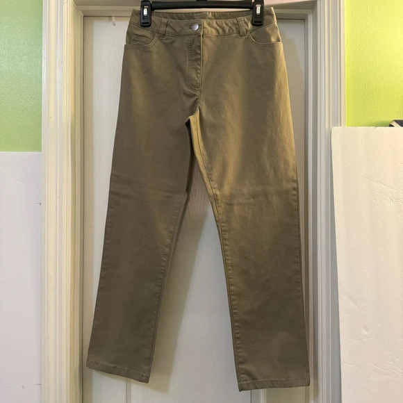 Appleseed’s Petites Tan Pants - Picture 1 of 7